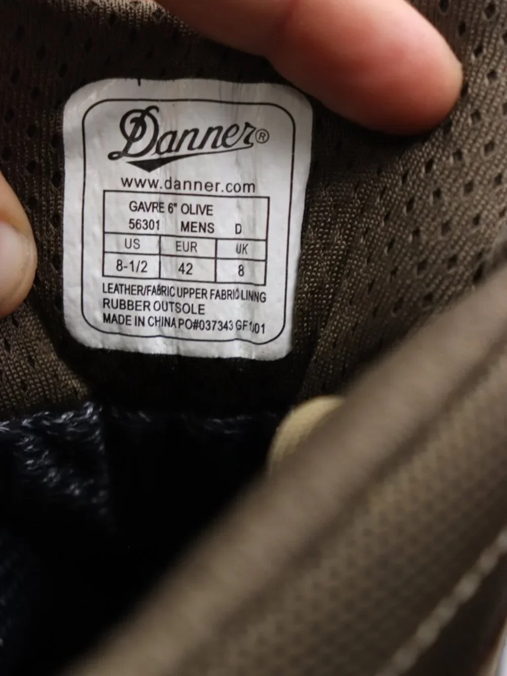 Danner Gavre 6 Men's Size 8.5 D Waterproof GORE-TEX Tactical Work Boots